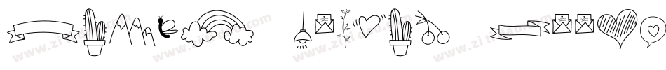 Brian powers Doodle 2字体转换
